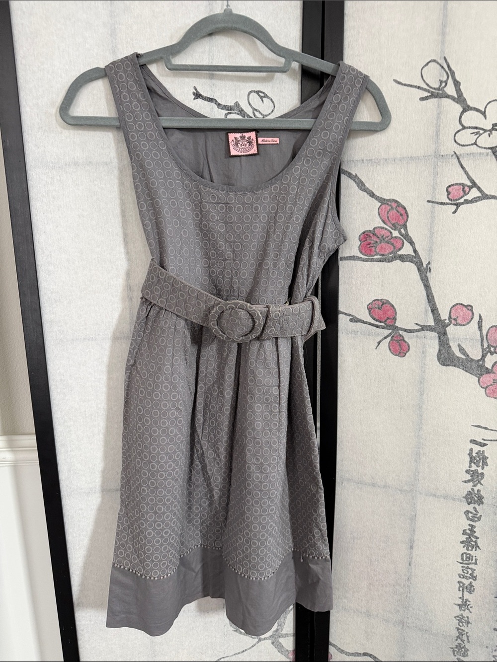Juicy Couture Grey Belted Dress